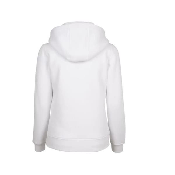 Bygg Ditt Varumärke Dam Heavy Hoody Blouson, Vit, L Kvinna