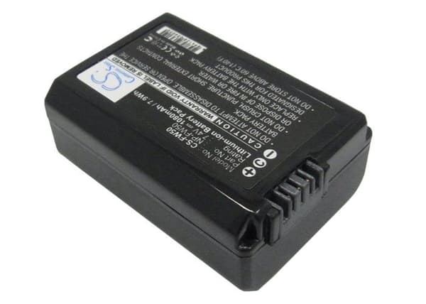 Uppladdningsbart batteri - TECHTEK - CS-FW50 - Li‑ion - 7,4 V - 7,99 Wh