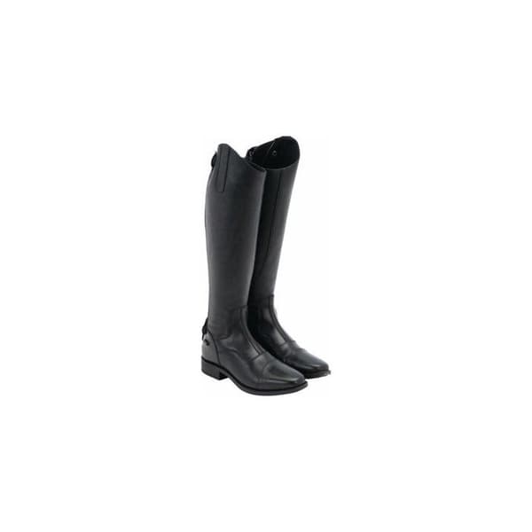 Ridskor korta/smala flicka Equipage Avery - svart