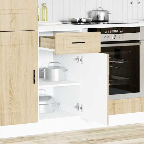 vidaXL Köksskåp Porto ek sonoma ingenjörsträ 853950
