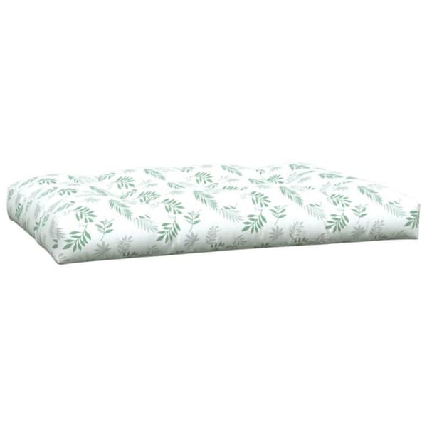 vidaXL Pallkuddar Set med 5 bladmönster tyg 360795