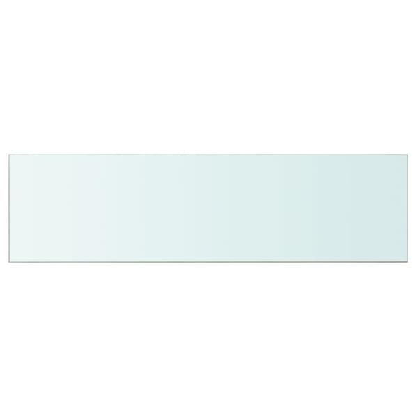 vidaXL Hyllpanel Klarglas 110 x 30 cm