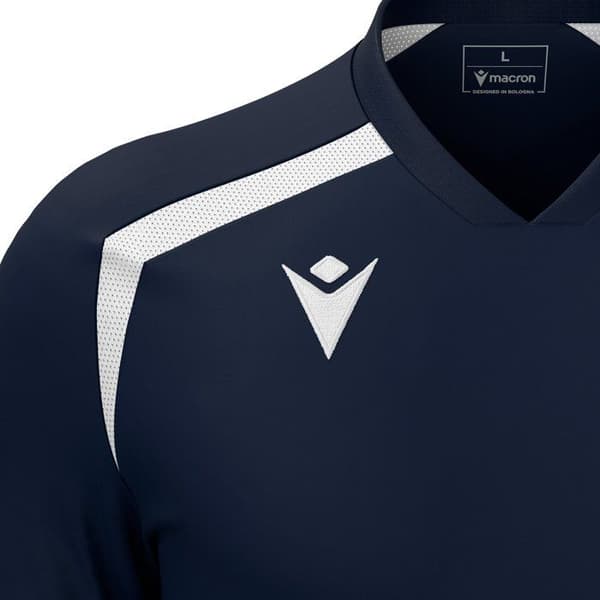 Maillot Macron Wyrm - marin/vit