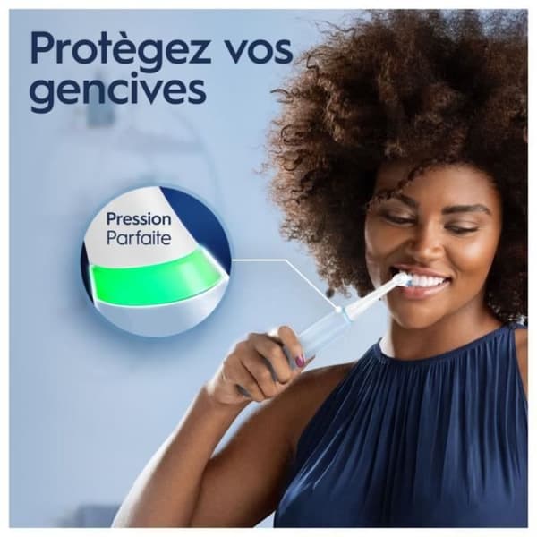Oral-B iO 3S elektrisk tandborste Blå, 1 borsthuvud
