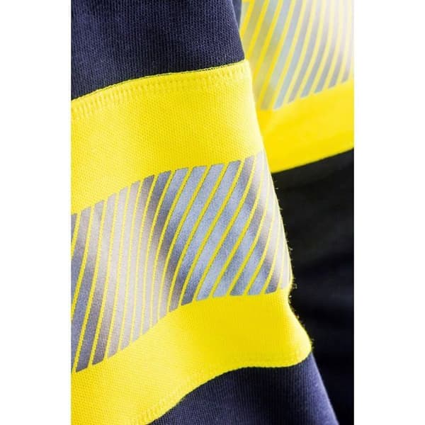 Sweat högsynlighet Marin/Gul-Fluo L 335911588933 Blaklader