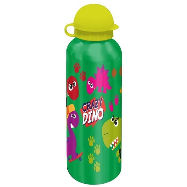 Galna Dino lunchset junior aluminium vert/orange 2 delar