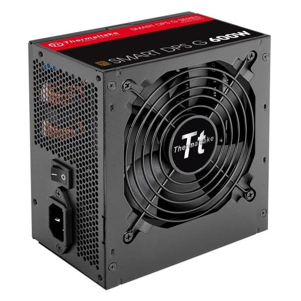 Thermaltake pS-sPG - 0600DPCBEU b sMART dPS-g, 600w 80PLUS certifierad brons svart/röd