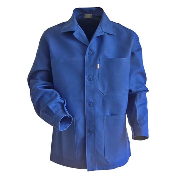 Arbetsjacka - LMA - Storlek 3 - 100% bomull - 350 g/m² - Blå bugatti