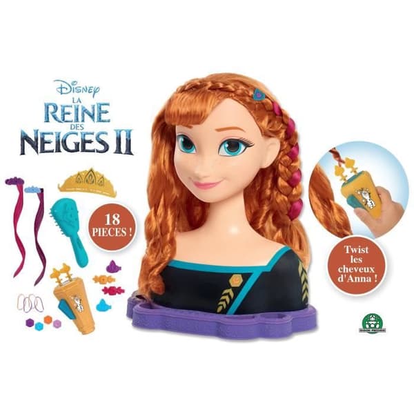 Frozen 2 Deluxe Styling Head - Anna - Disney Princess