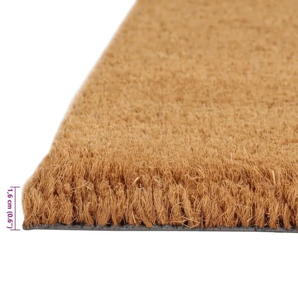 Kokosfiber dörrmatta vidaXL (x2)