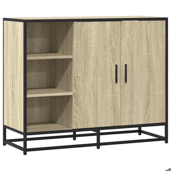 vidaXL Buffé eksonoma 92x35x76 cm ingenjörsträ 849020