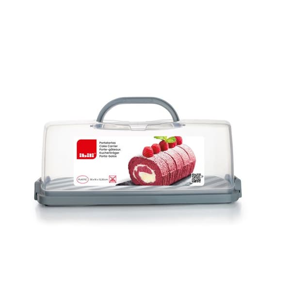 Rektangulär tårtfat 36x16x13,30 cm - Ibili