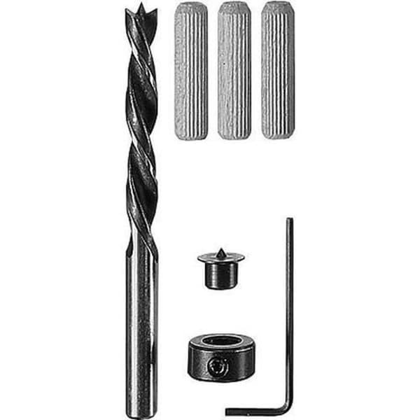 BOSCH Träpluggar set 32 st Ø6 mm x 30 mm - grå träpluggar för borrning