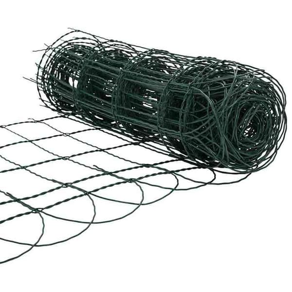 vidaXL gräsmatta pulverlackerad järn 10x0,65 m