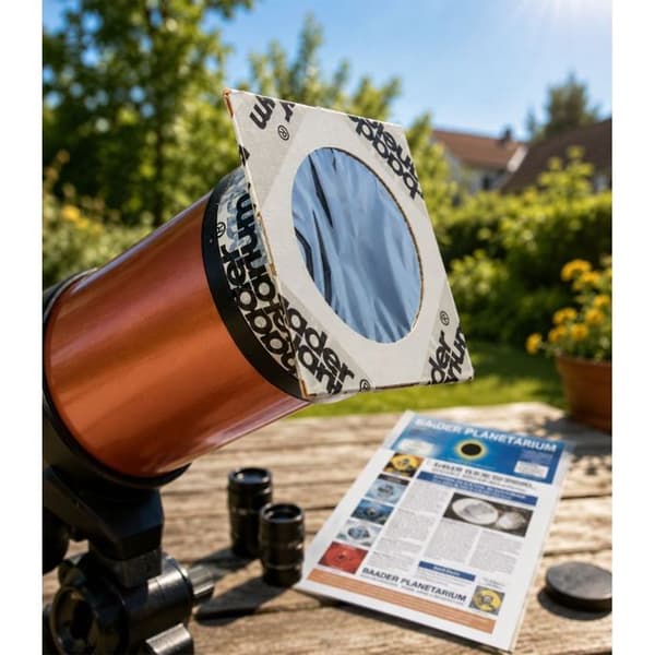 A4 visuellt AstroSolar-ark - BAADER PLANETARIUM - densitet 5 - säker observation av solen