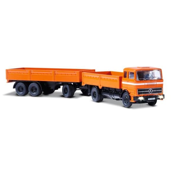 Fjärrstyrd lastbil - Carson - Mo 1620 - Skala 1:87 - Orange - LED-belysning - Kontrollerbart motorljud