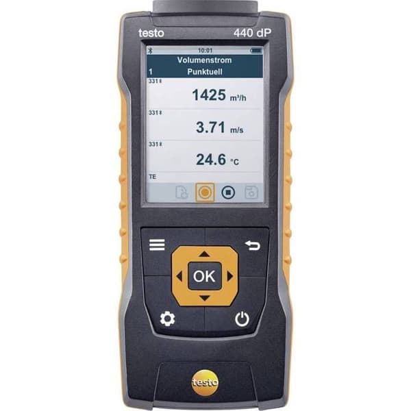 testo 440 Set1 delta P vindmätare