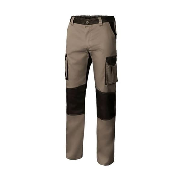 Multifunktionsarbetsbyxor Velilla - beige sand/svart