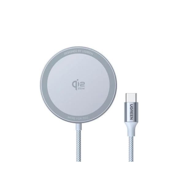 Ugreen MagFlow 25W trådlös magnetisk USB-laddare för bil