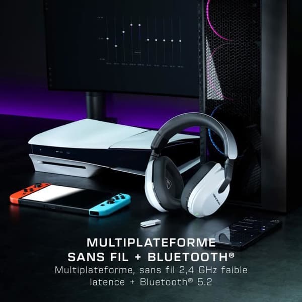 Trådlöst spelheadset för flera plattformar - TURTLE BEACH - Stealth™ 600 PS (Gen 3) - Vit