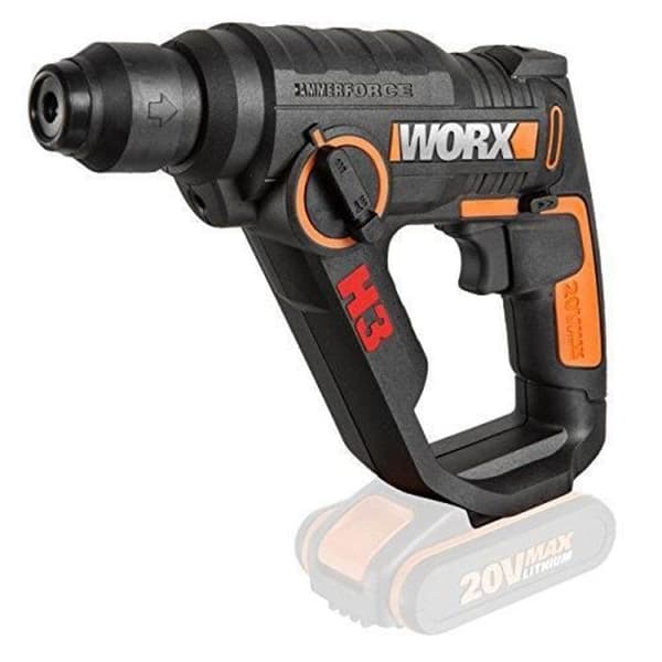 Borrhammare - Worx - WX390.9 - 3 i 1 - 1,2 j Slaghastighet - Sladdad