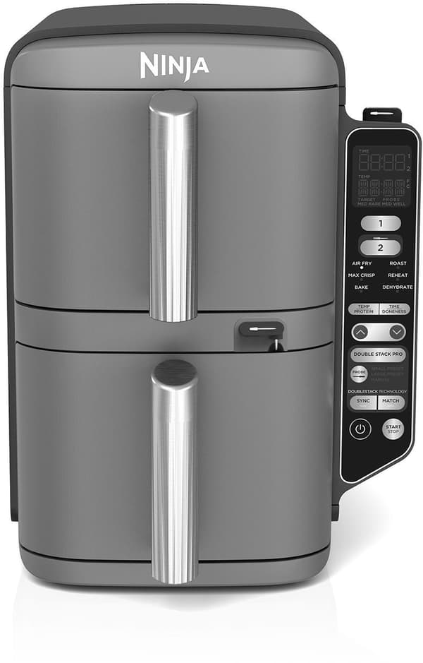 Friteuse utan olja Ninja Double Stack XL med SmartCook-termometer SL451EU