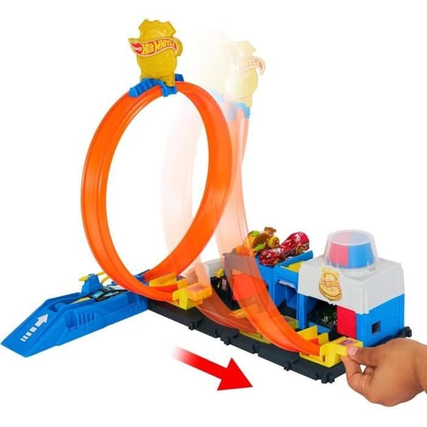 Hot Wheels Coffret Super Polisstation