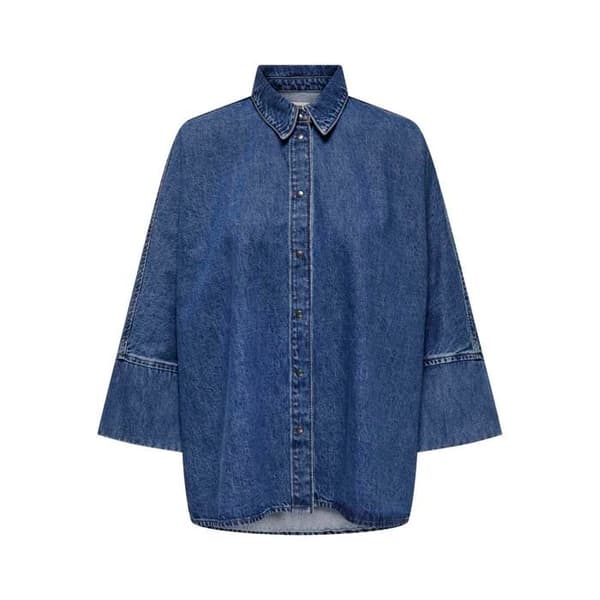 Denimskjorta 3/4 dam Only Grace