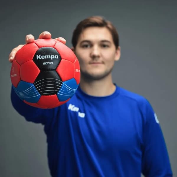 Handboll Ballon Kempa Gecko - röd/blå kempa