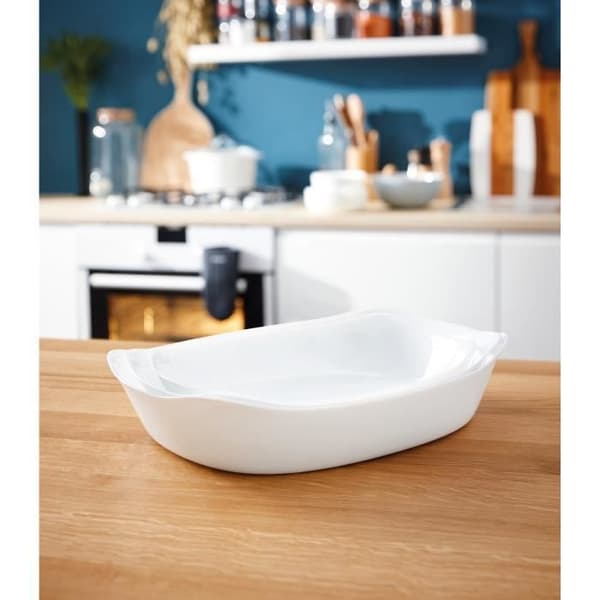 Rektangulär ugnsform Smart Cuisine Carine 250°C - Luminarc - extra lätt och slitstarkt opalkeramik