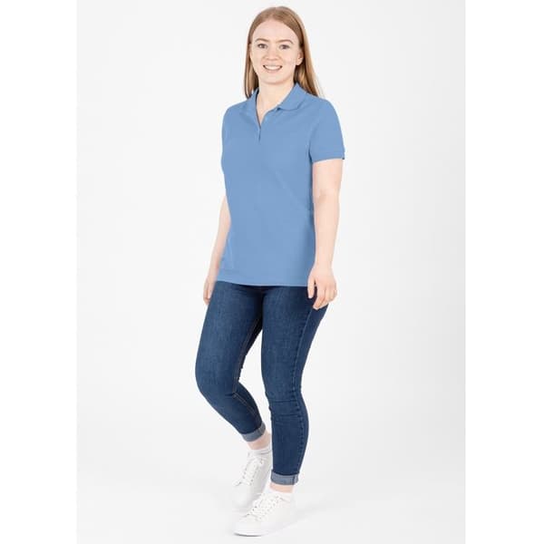 Jako Organic dam polo - isblå