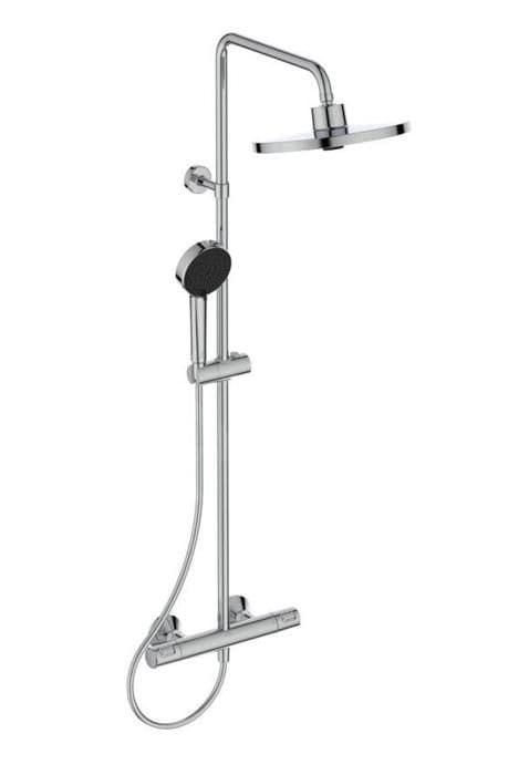 Duschset - IDEAL STANDARD - CeraTherm - Termostatblandare - 2 strålar - Krom 26 cm