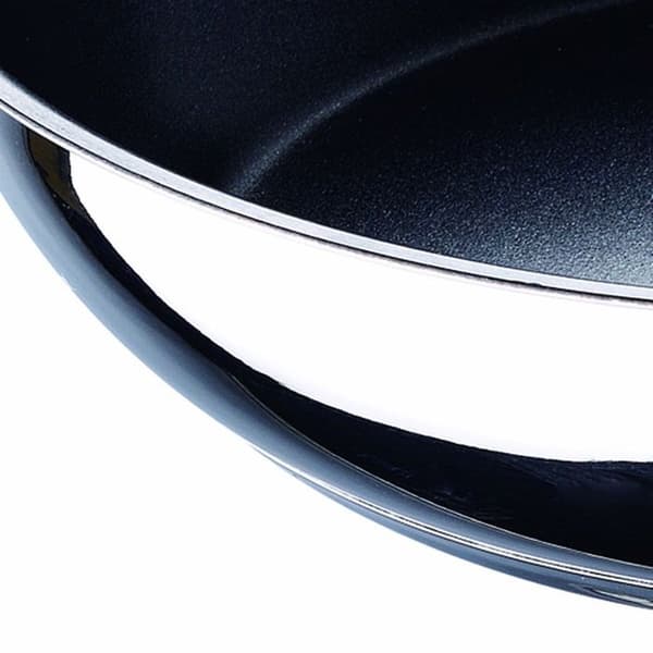 Stekpanna - BERGNER - Silver - Ø 24 cm - Rostfritt stål - Non-stick