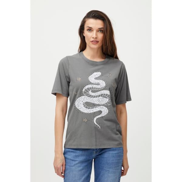T-shirt dam Pulz Jeans Vada Oneck