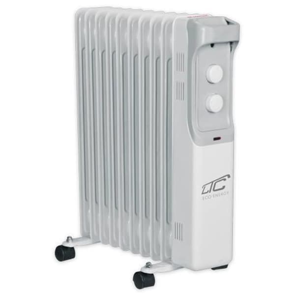 Radiator - LTC - 2000W - 9 ribbar - 3 värmeinställningar - Överhettningsskydd