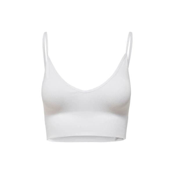 Dam seamless bh ONLY Vicky Rib - vit - XS/S