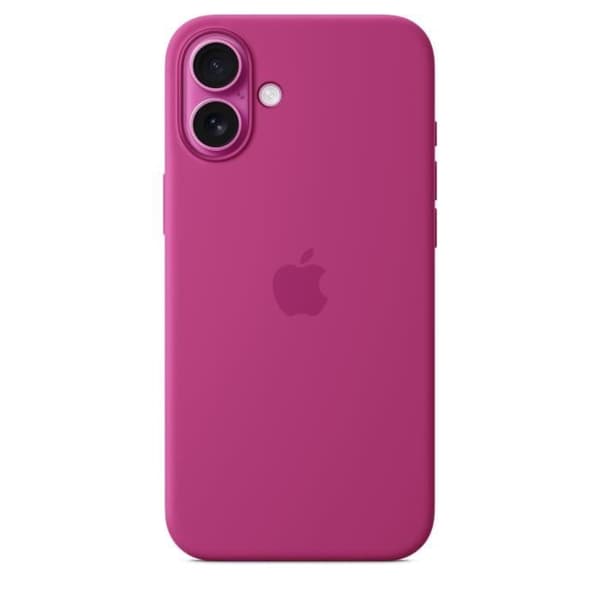 APPLE iPhone 16 Plus - Silikonskal med MagSafe - Fuchsia