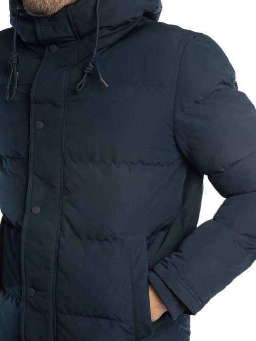 Kort Doudoune - SUPERDRY - Everest - Blå - 100% Polyester - Herr