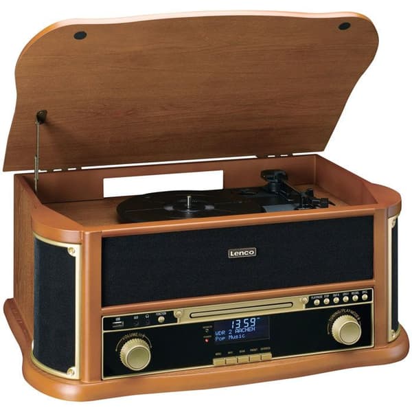 Lenco TCD-2571WD Classic Phono Vinylspelare