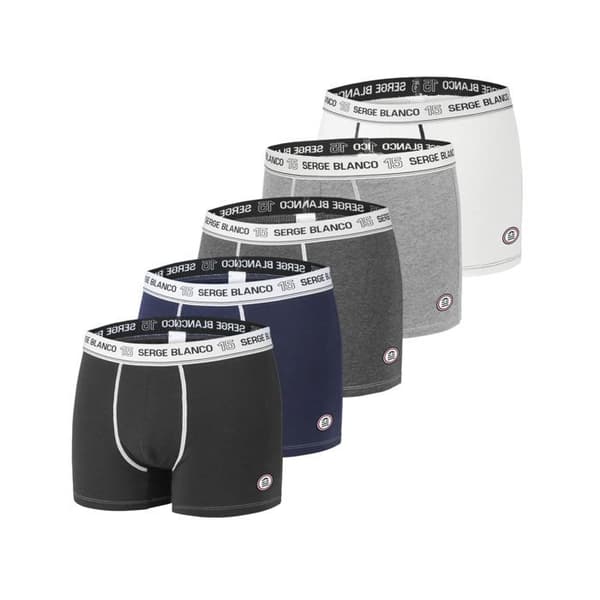 Serge Blanco Boxer Herr Caleón Herr - Grå (5-pack)