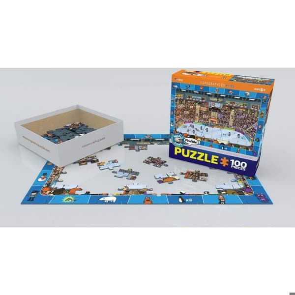 Eurographics 100 bitars pussel - Spot & Find - Hockey (MO)