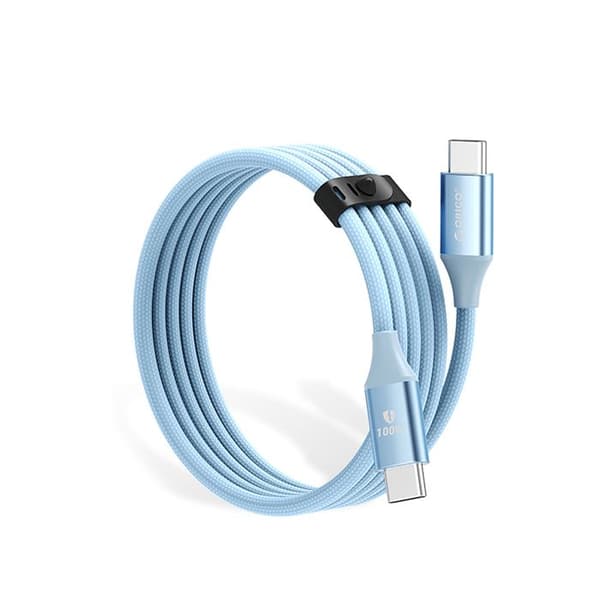 USB-C-kabel CDX 100 W 5 A Power Delivery 1 m - Blå