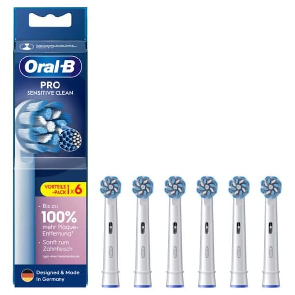 Oral-B Tandborstar Pro Sensitive Clean 6 stycken