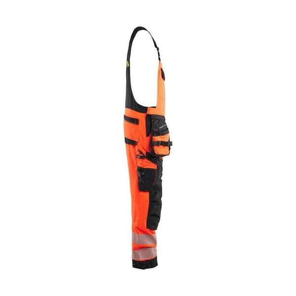 Högsynlig stretch 4D hängselbyxa Blaklader