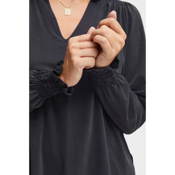 Blus med V-ringning dam Pulz Jeans Lippa