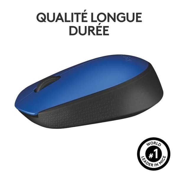 Mus - Trådlös - Logitech - M171 - Blå - Ambidextrös