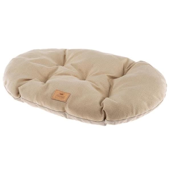 Kudde - FERPLAST - Stuart - 78 x 50 x 5 cm - Beige - Oval