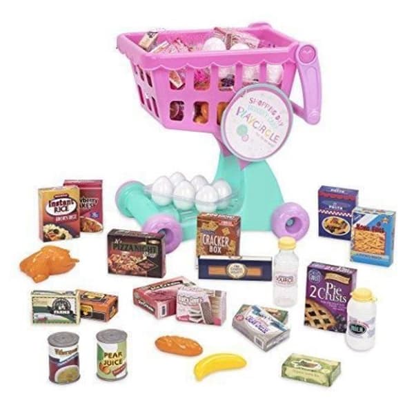 Shoppingvagn - Play Circle - Rosa - Plast - För Barn - Blandat
