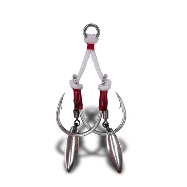 VMC Slow Blade Assist Krok (x2) - silver/vit - Silver - Storlek 5/0