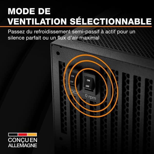 var tyst! DARK POWER 14 - PC-kraftaggregat - 850 W